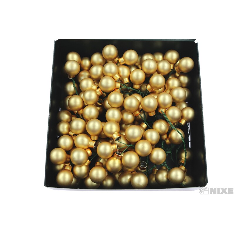 KOULE NA DR. 2x10,5cm 144ks MAT*ZLATÁ