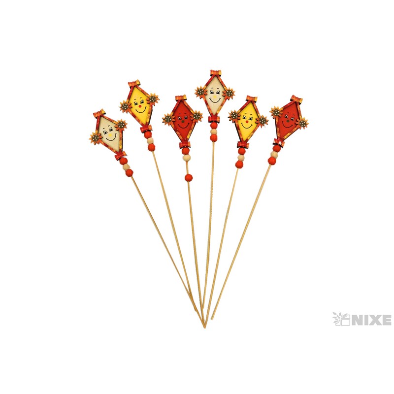 ZÁPICH DRAK 7x30cm 6ks*MIX BAREV