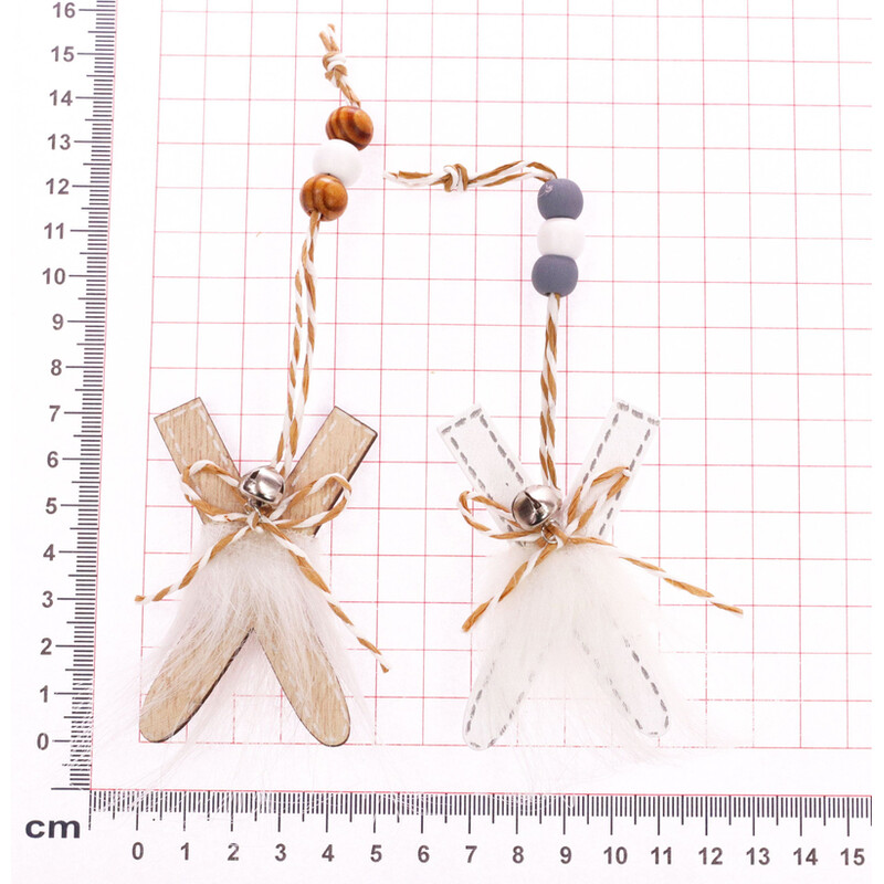 LYŽE 8x5cm*MIX BAREV