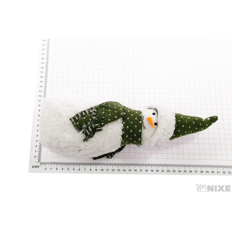 SNĚHULÁK 28cm*ZELENÁ