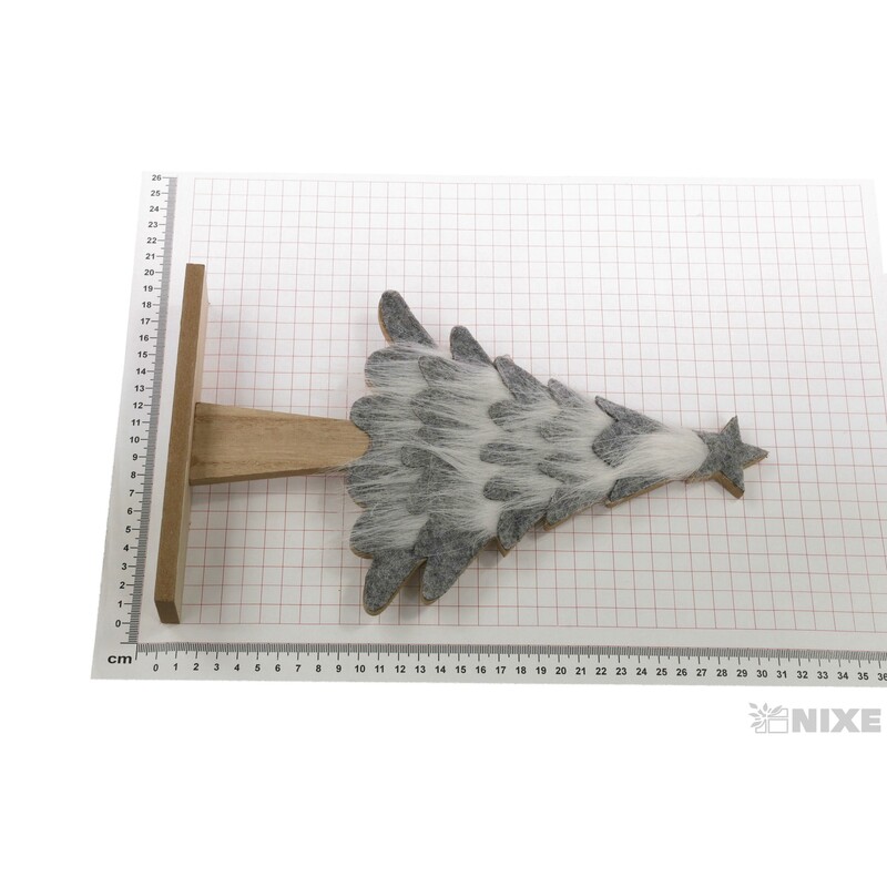 STROMEČEK 18x31cm*ŠEDÁ