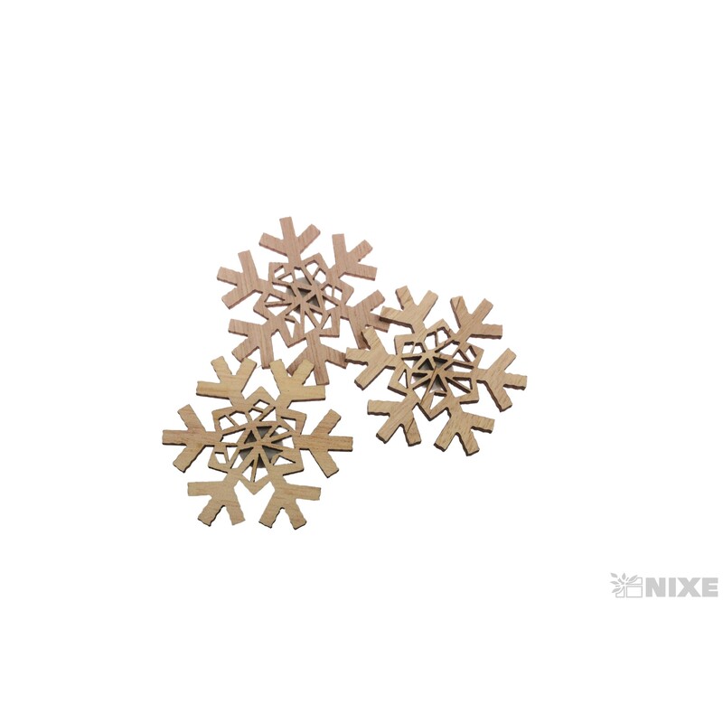 VLOČKA NALEPOVACÍ 4,5cm 12ks*PŘÍRODNÍ