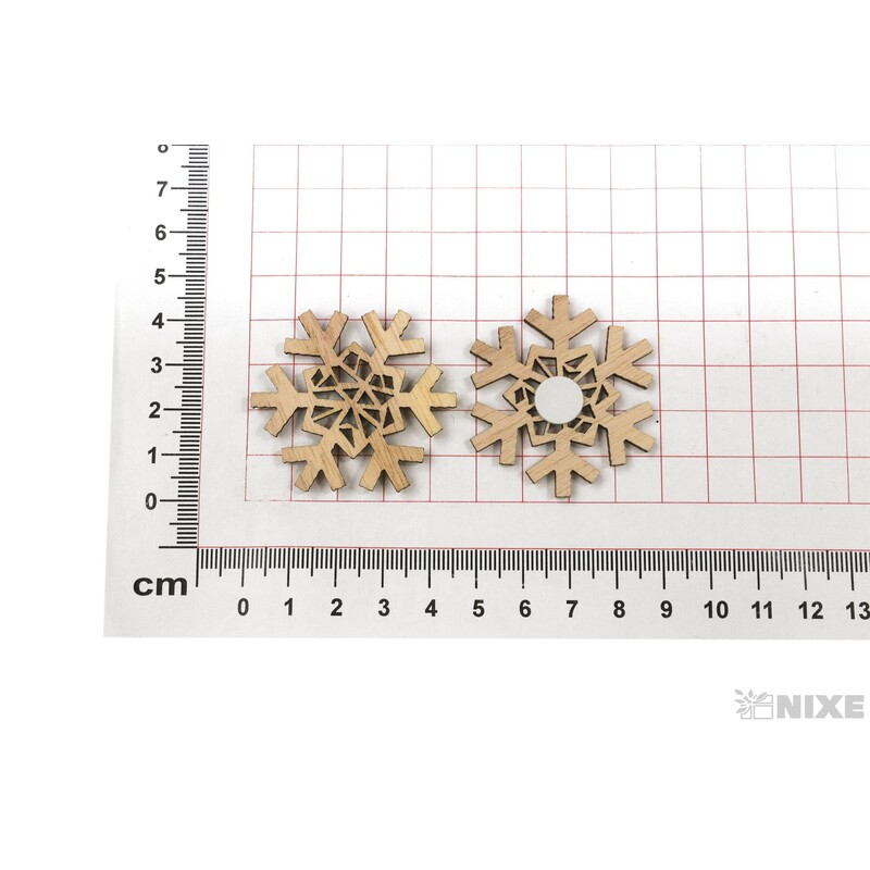 VLOČKA NALEPOVACÍ 4,5cm 12ks*PŘÍRODNÍ