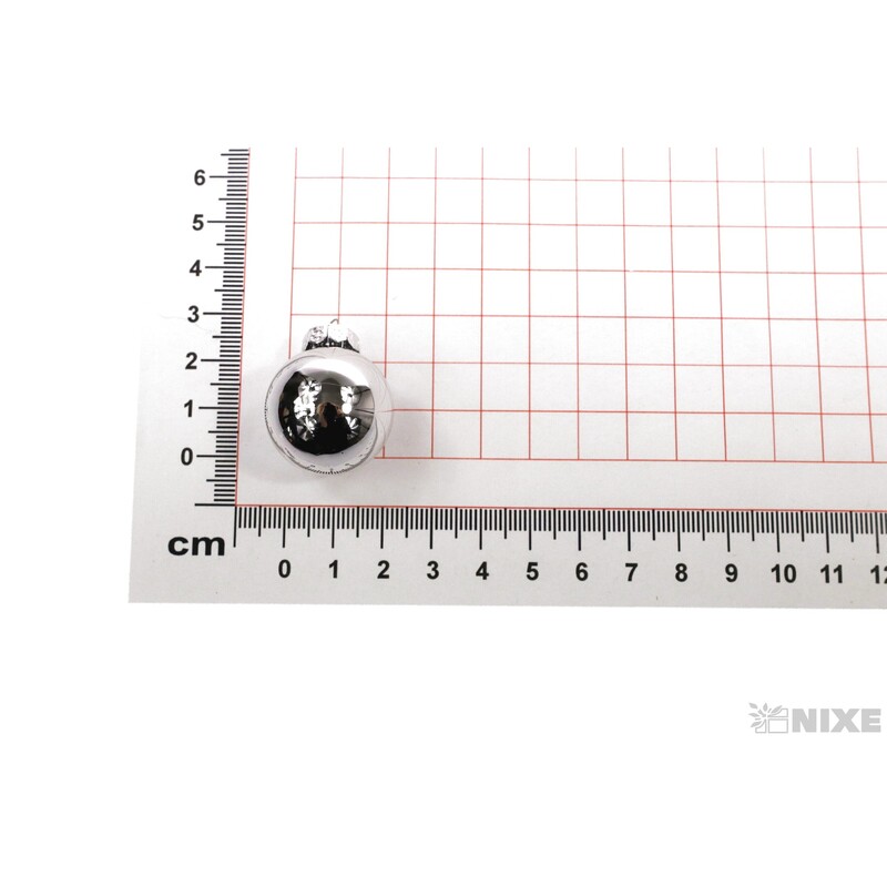 KOULE ZÁVĚS 2,5cm 24ks*STŘÍBRNÁ