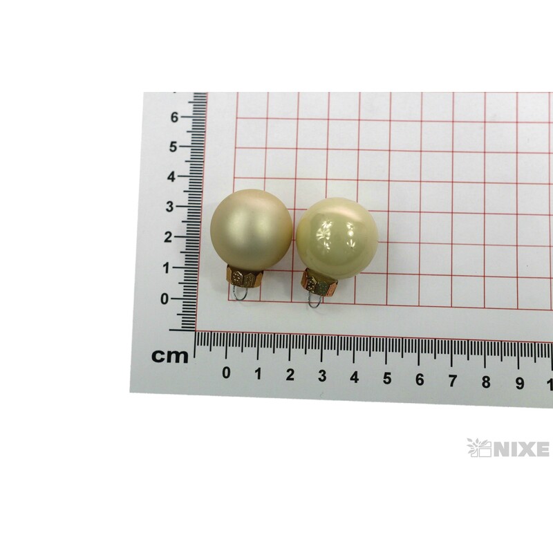 KOULE ZÁVĚS 2,5cm 24ks MIX*KRÉMOVÁ