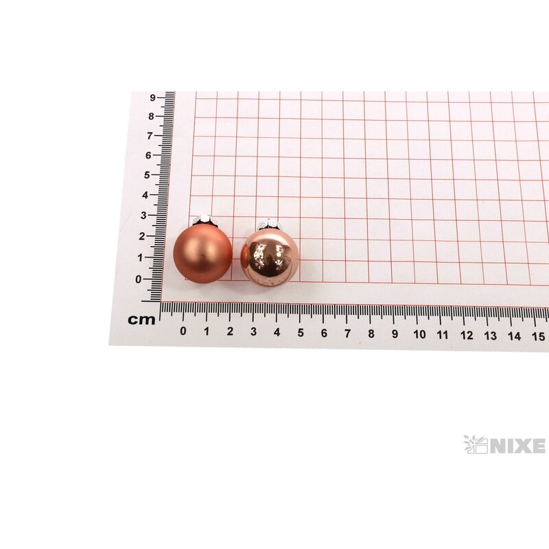 KOULE ZÁVĚS 2,5cm 24ks MIX*RŮŽOVÁ