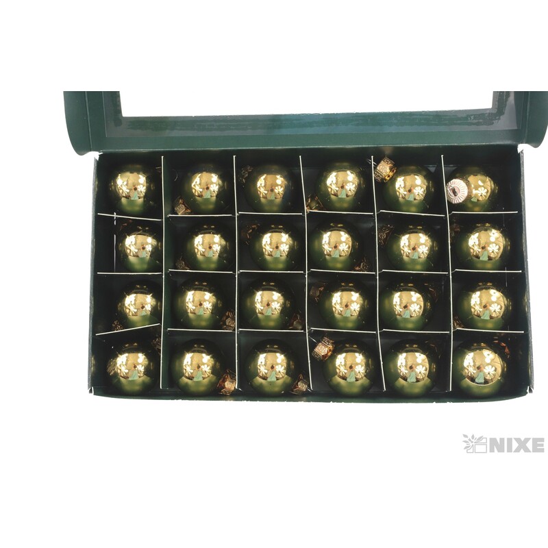 KOULE ZÁVĚS 2,5cm 24ks*ZLATÁ