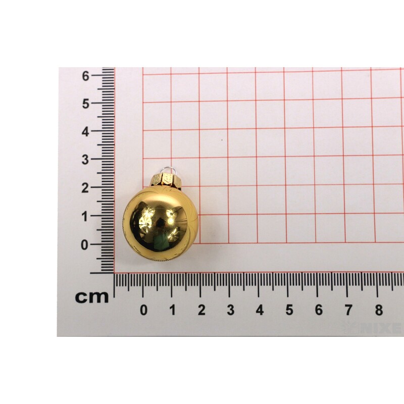 KOULE ZÁVĚS 2,5cm 24ks*ZLATÁ