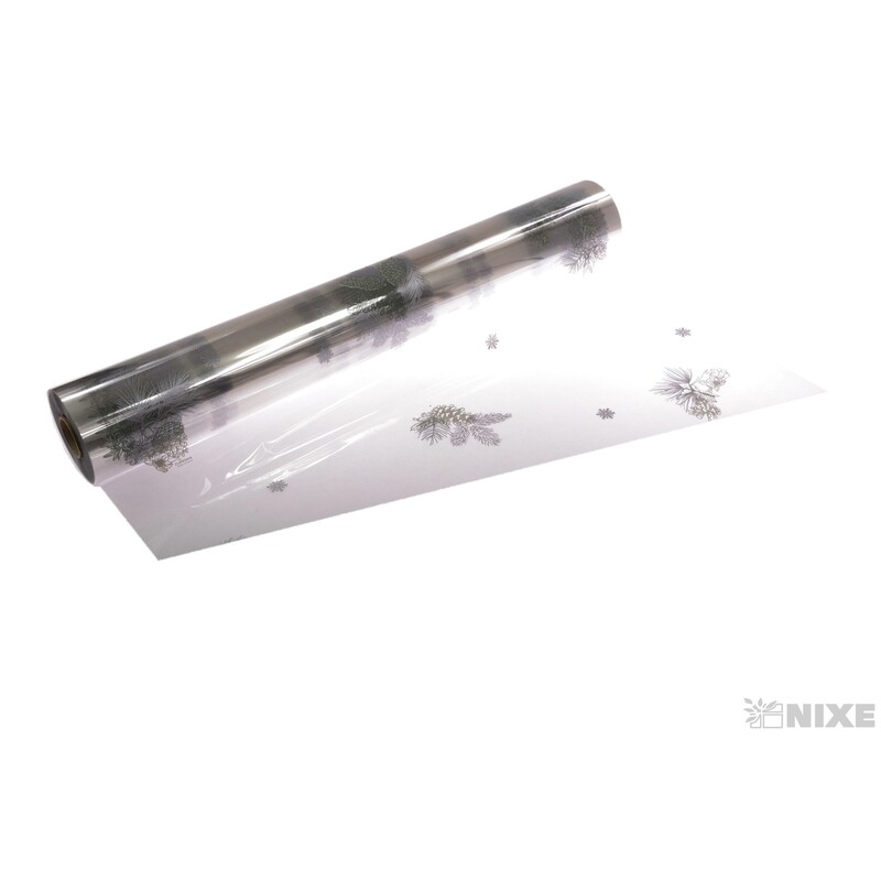 ROLE PLAST APPOLINE 60cmx120m 40my*STŘÍBRNÁ