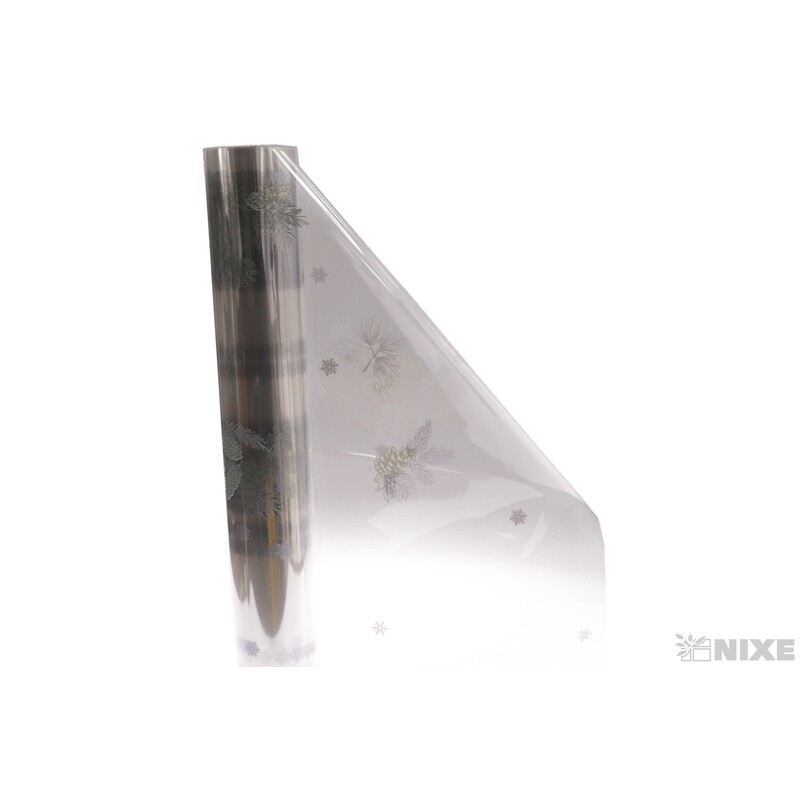 ROLE PLAST APPOLINE 60cmx120m 40my*STŘÍBRNÁ