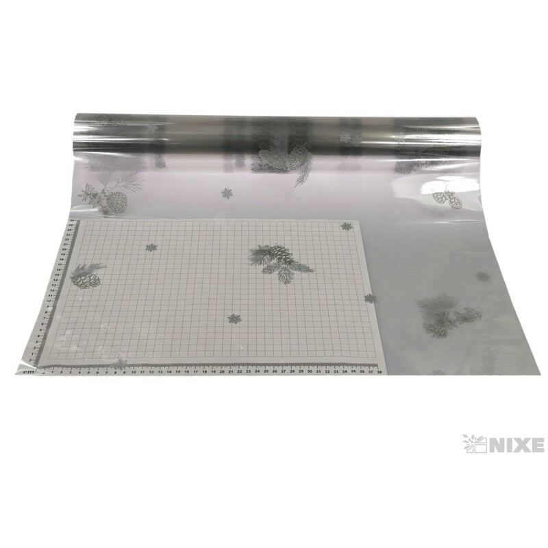 ROLE PLAST APPOLINE 60cmx120m 40my*STŘÍBRNÁ