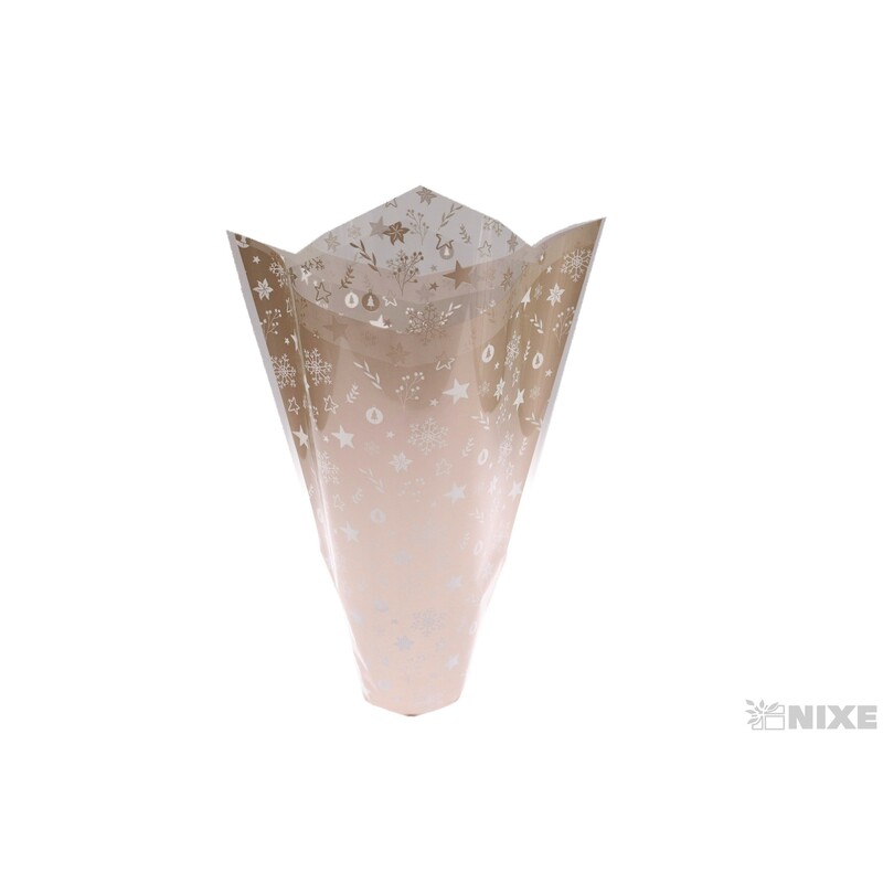 OBAL PERLÉ 50x44x12cm*STŘÍBRNÁ