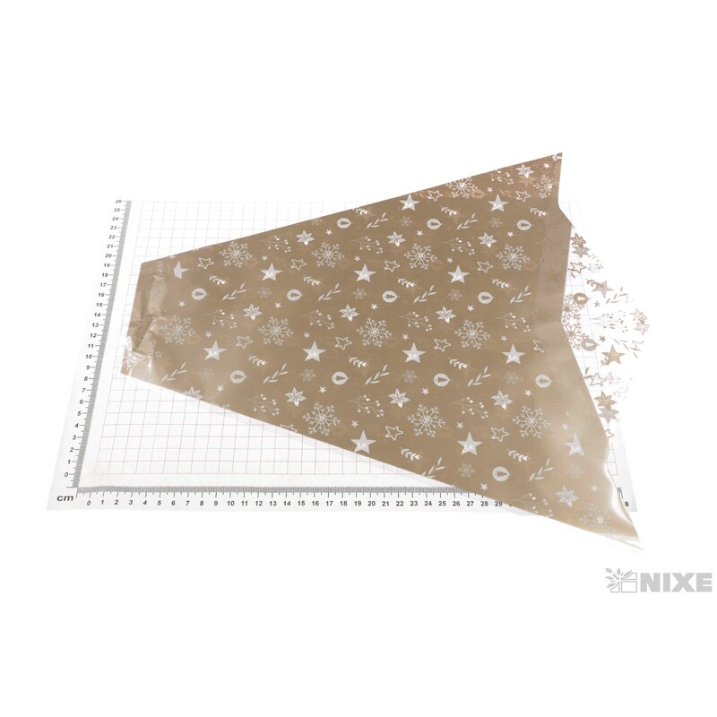 OBAL PERLÉ 50x44x12cm*STŘÍBRNÁ