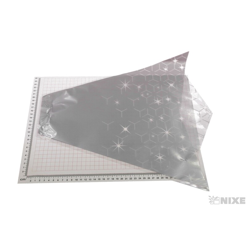 OBAL REMIX 50x44x12cm*STŘÍBRNÁ