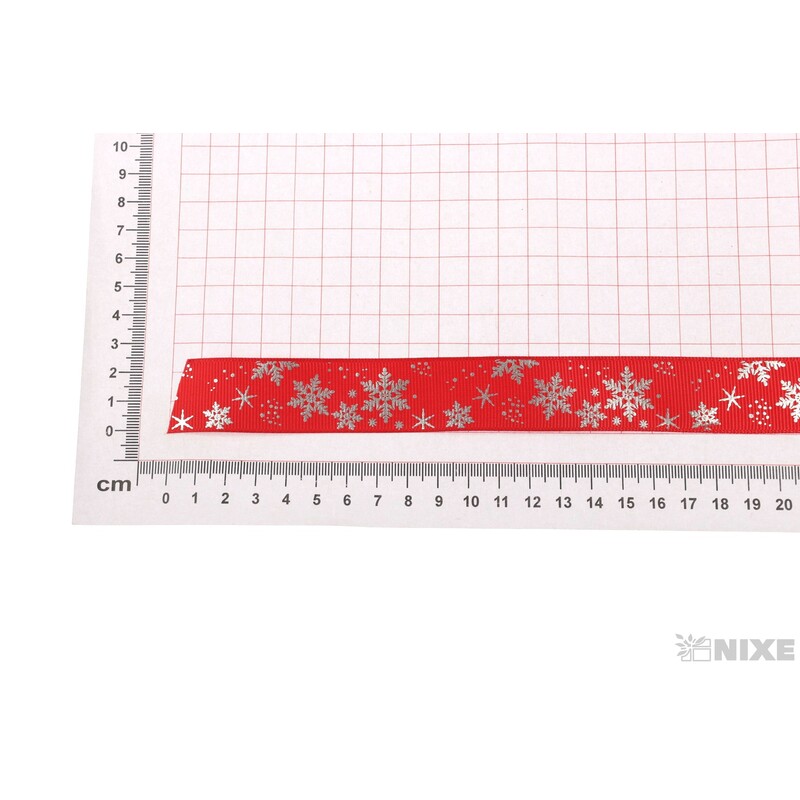 STUHA 311-FX 26mmx9m*ČERVENÁ+STŘÍBRNÁ