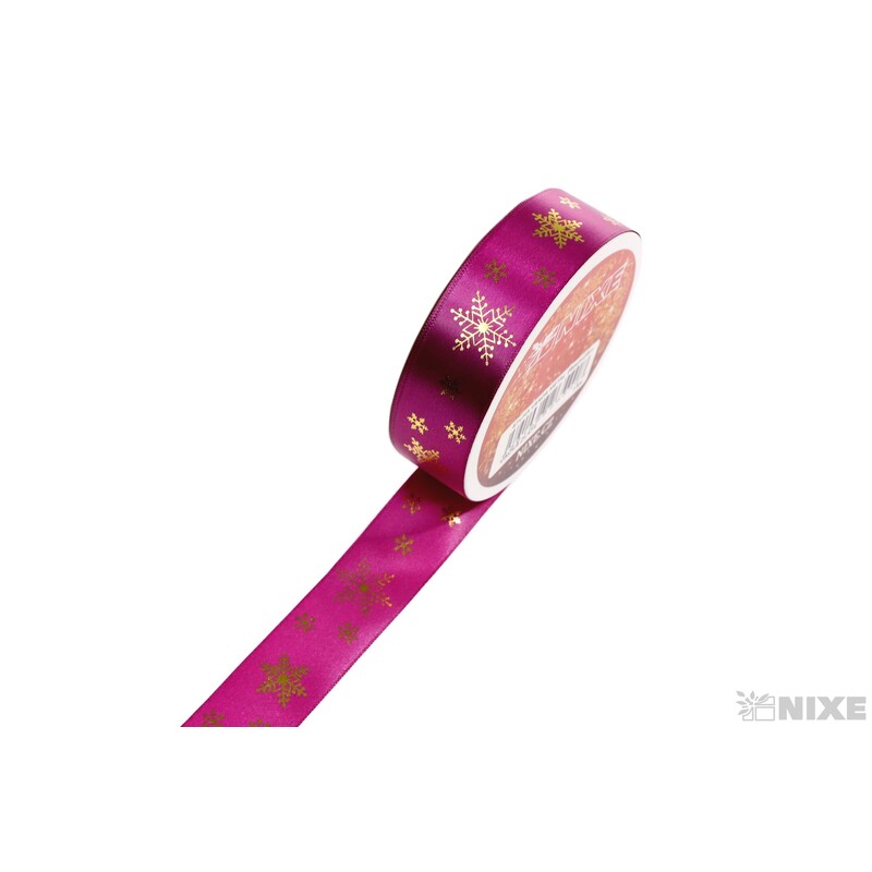 STUHA VANDA METAL 25mmx25m*VÍNOVÁ-ZLATÁ