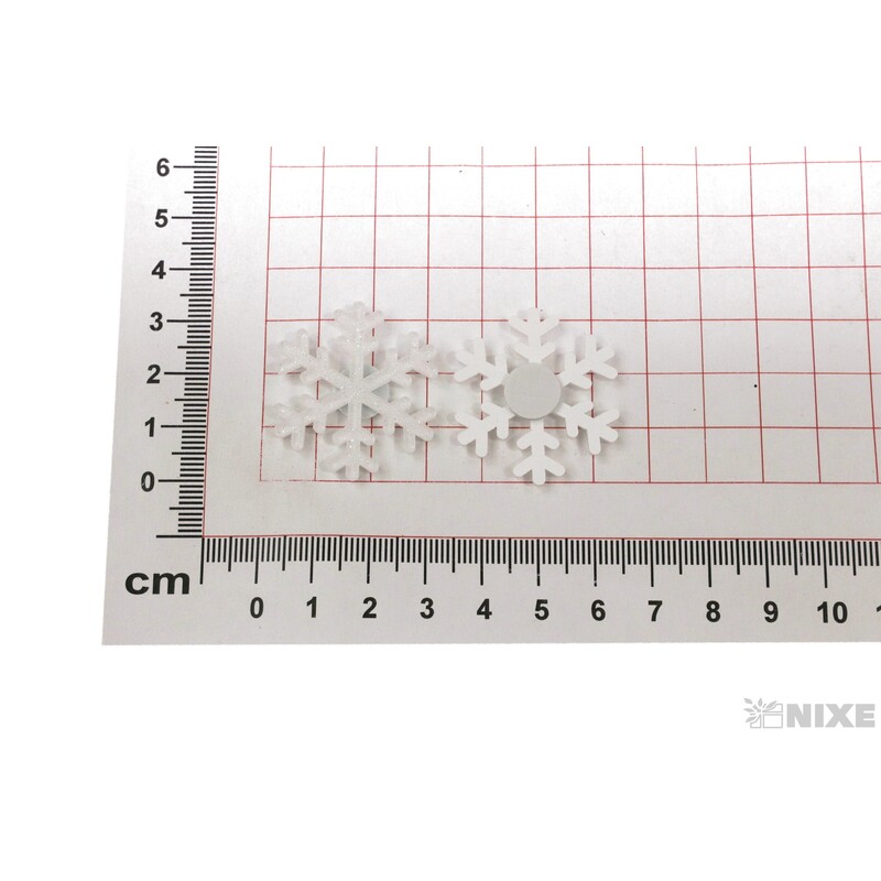 VLOČKA NALEPOVACÍ 3cm 8ks*BÍLÁ