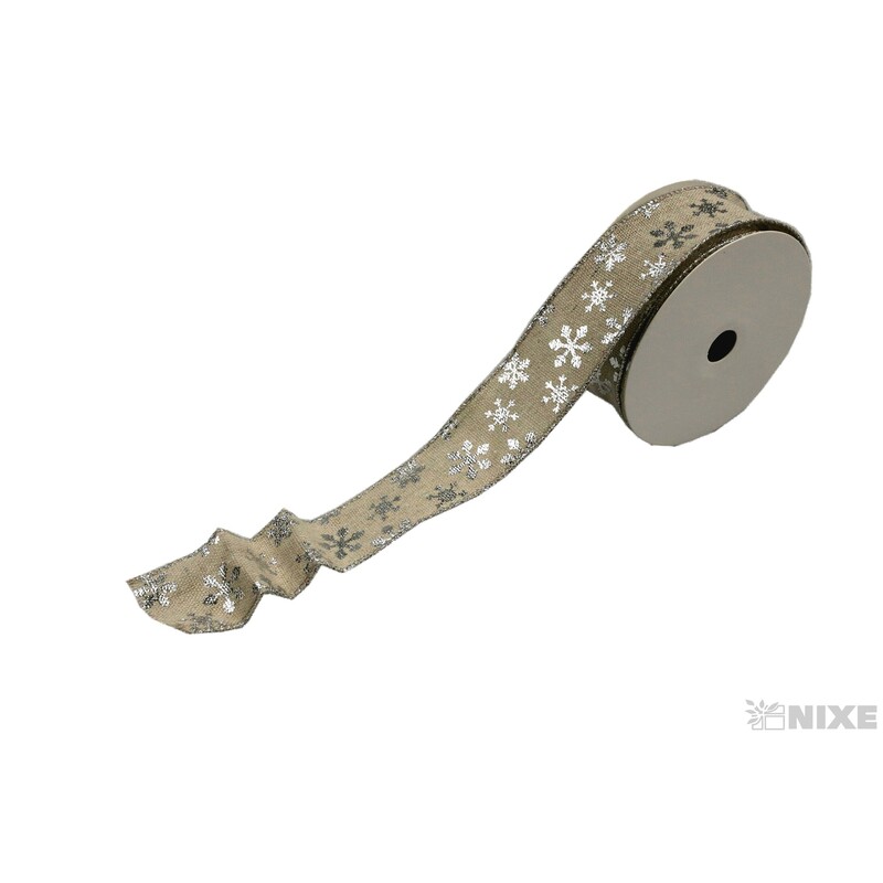 STUHA 319 40mmx9m*PŘÍRODNÍ+STŘÍBRNÁ