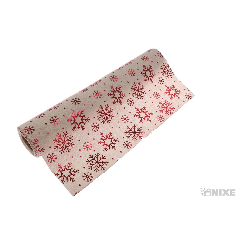 ROLE JUTA VLOČKA 36cmx5yd*ČERVENÁ