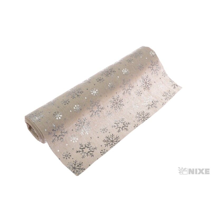 ROLE JUTA VLOČKA 36cmx5yd*STŘÍBRNÁ V+