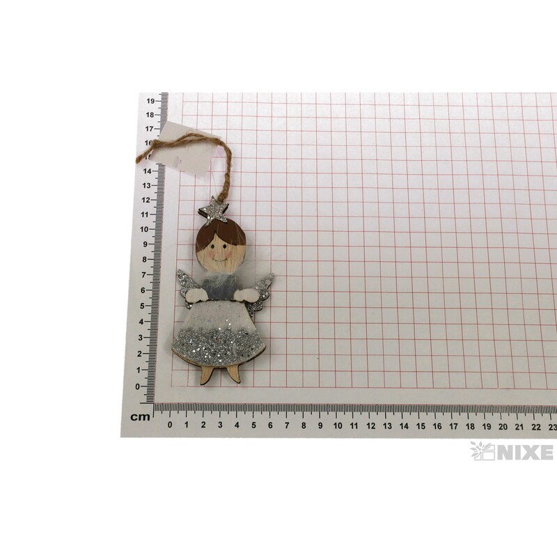 ZÁVĚS ANDĚL 12cm*MIX BAREV V+