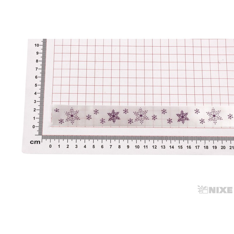 STUHA VANDA METAL 25mmx25m*BÍLÁ-FIALOVÁ