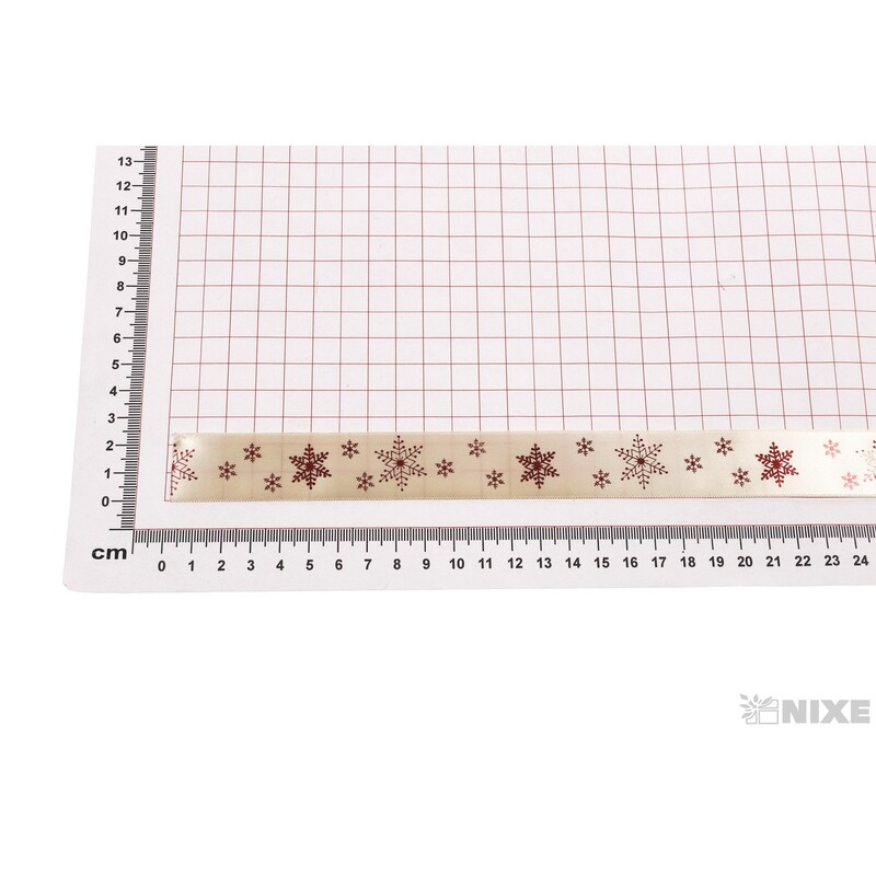 STUHA VANDA METAL 25mmx25m*KRÉMOVÁ-ČERVENÁ