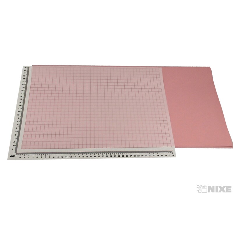 ARCH PLAST 57x57cm 20ks*RŮŽOVÁ