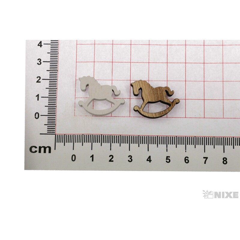 KONÍK D 2cm 24ks*MIX BAREV