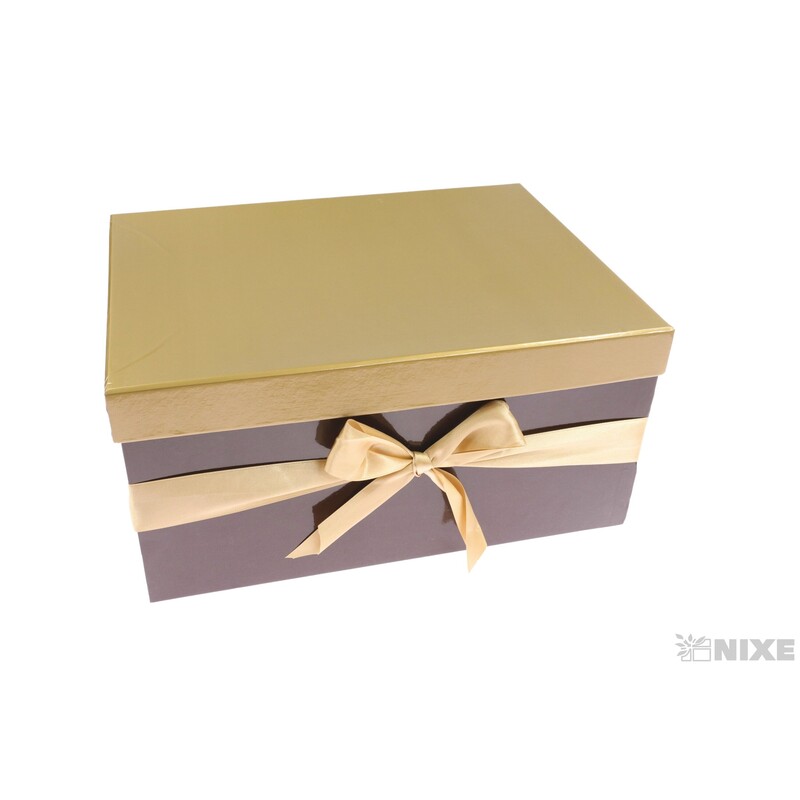 KRABICE 23x11x15cm 27x12x19 30x14x22 32x15x24 36x17x28*HNĚDÁ