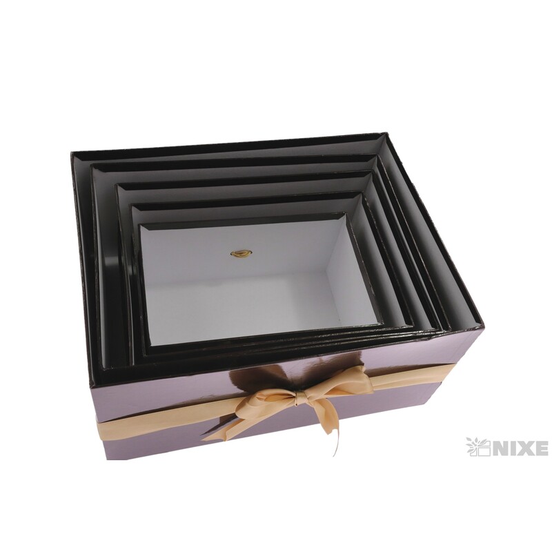 KRABICE 23x11x15cm 27x12x19 30x14x22 32x15x24 36x17x28*HNĚDÁ