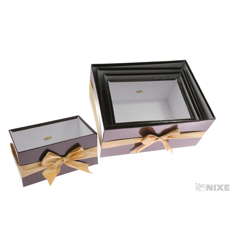 KRABICE 23x11x15cm 27x12x19 30x14x22 32x15x24 36x17x28*HNĚDÁ