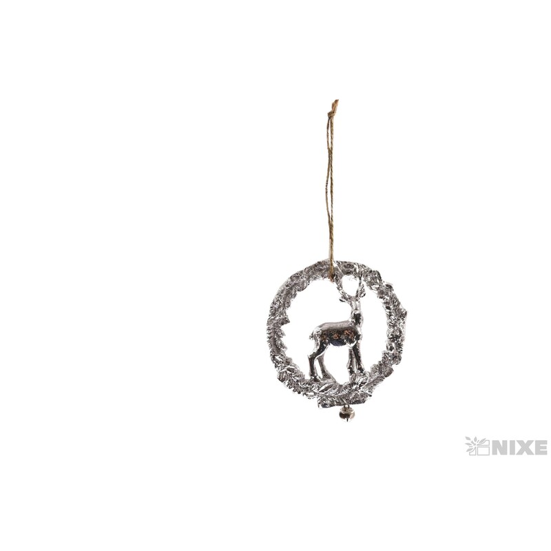 ZÁVĚS JELEN 10cm*STŘÍBRNÁ