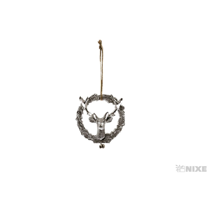 ZÁVĚS JELEN 10cm*STŘÍBRNÁ