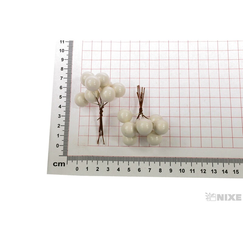 JEŘABINA 1,5x6cm 8ks 10sv*BÍLÁ