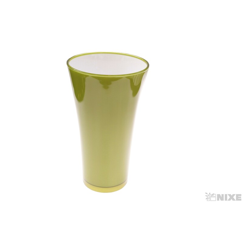VÁZA FIZZY 20cm*ZELENÁ OLIVA