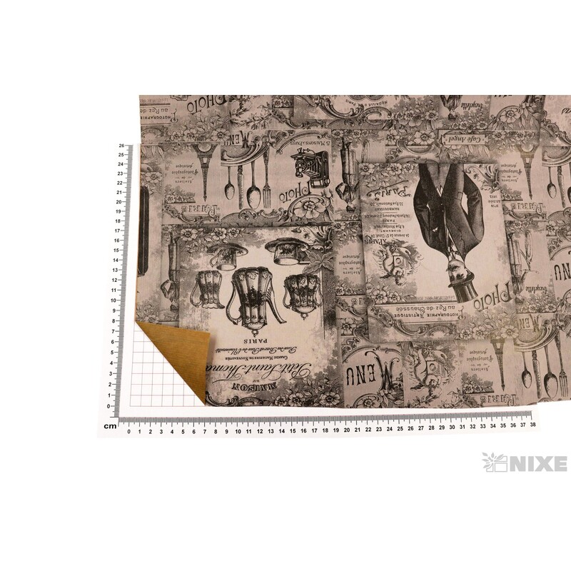 ROLE PAPÍR CHIC 60cmx50m*ČERNÁ