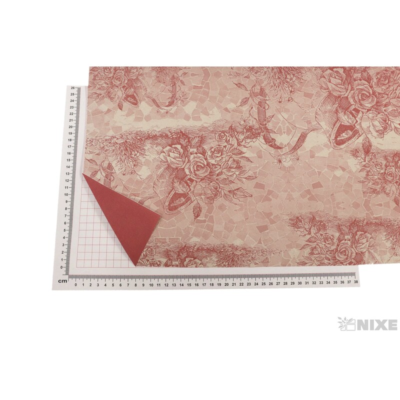 ROLE PAPÍR ANTICA 80cmx50m*RŮŽOVÁ