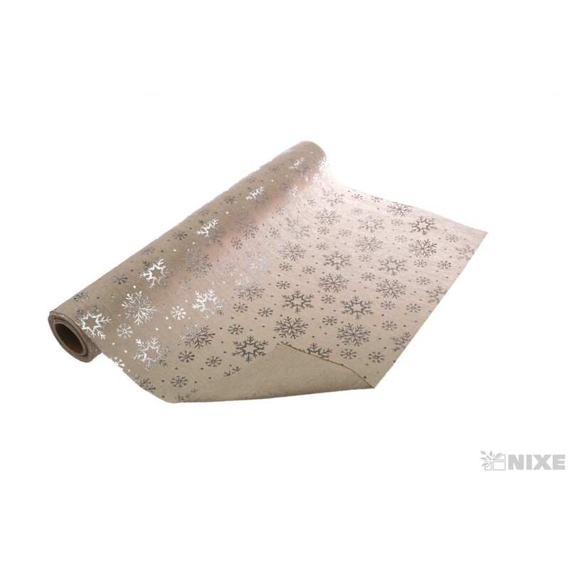 ROLE JUTA VLOČKA 36cmx5yd*STŘÍBRNÁ