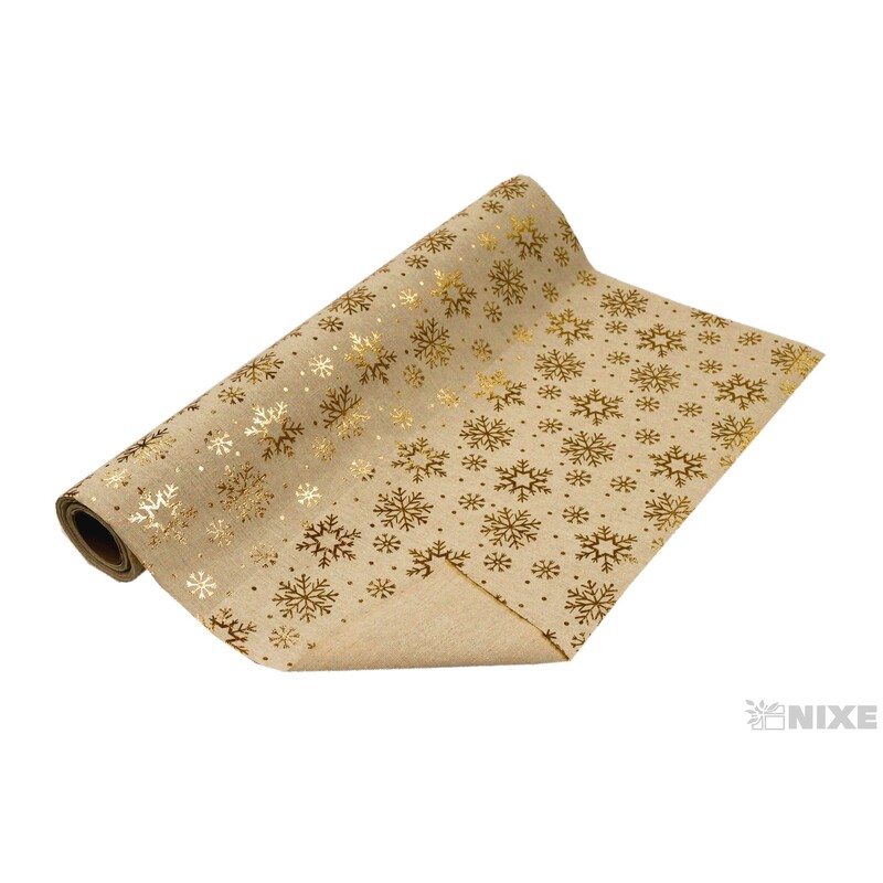 ROLE JUTA VLOČKA 36cmx5yd*ZLATÁ