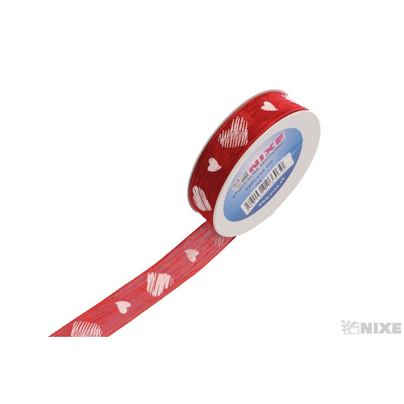 STUHA ALMA 25mmx25m*ČERVENÁ 643