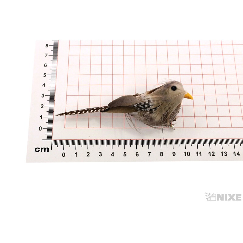 PTÁČEK KLIPS 10cm 4ks*MIX BAREV