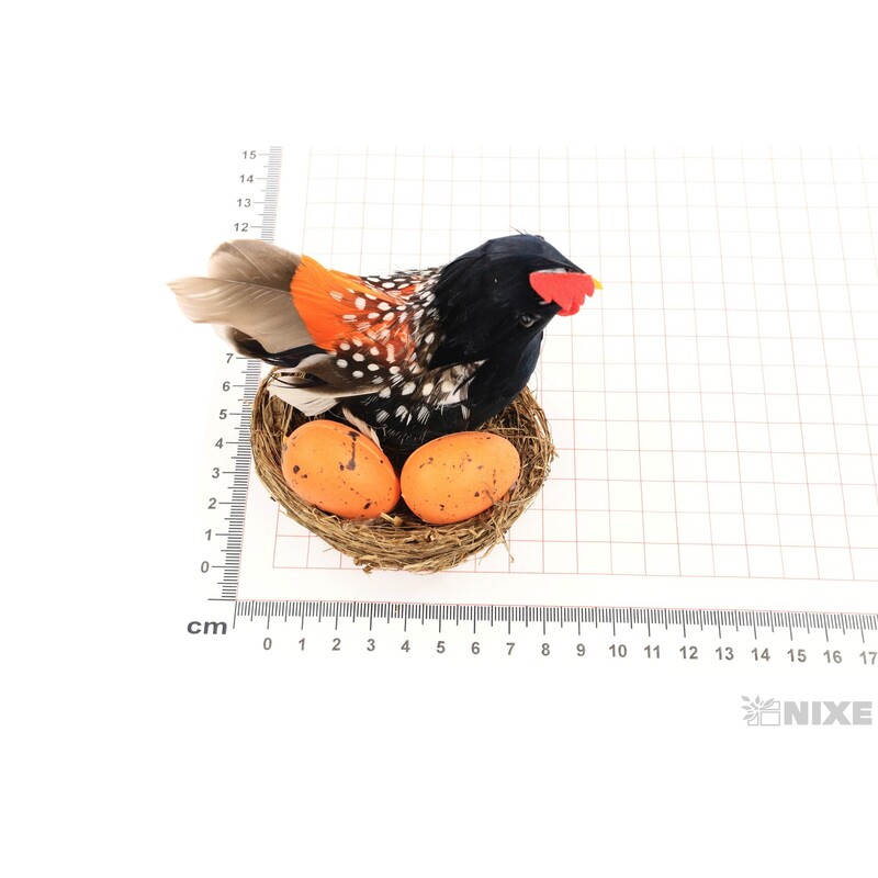 SLEPIČKA HNÍZDO 10cm*MIX BAREV