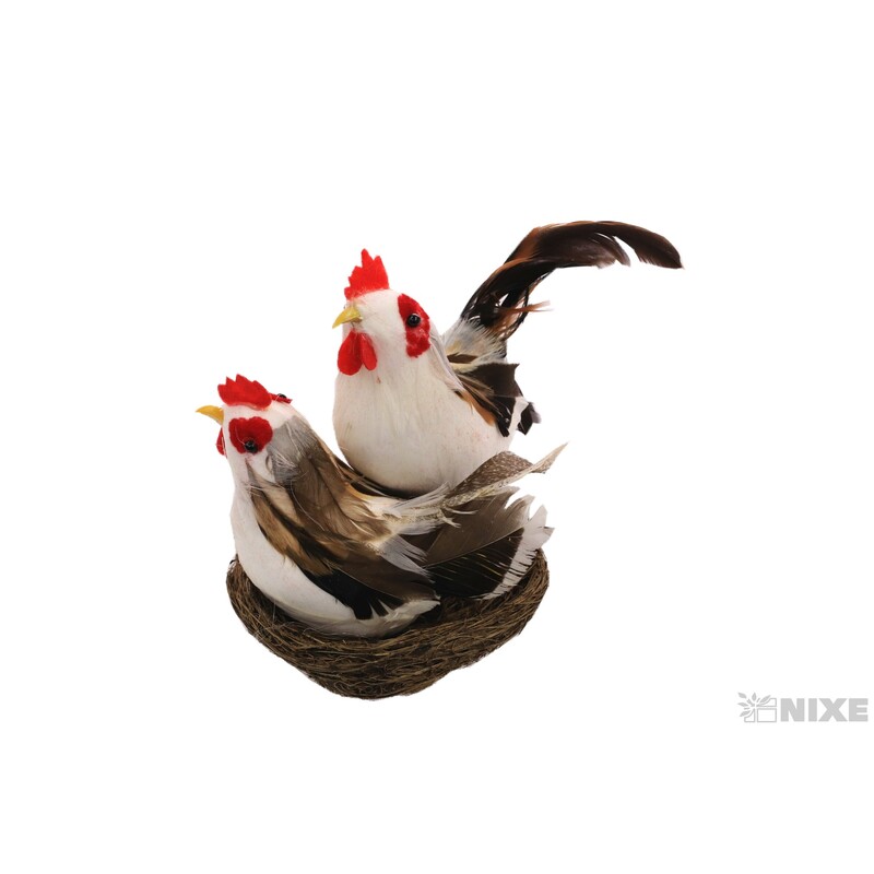 SLEPIČKA HNÍZDO 11cm*MIX BAREV