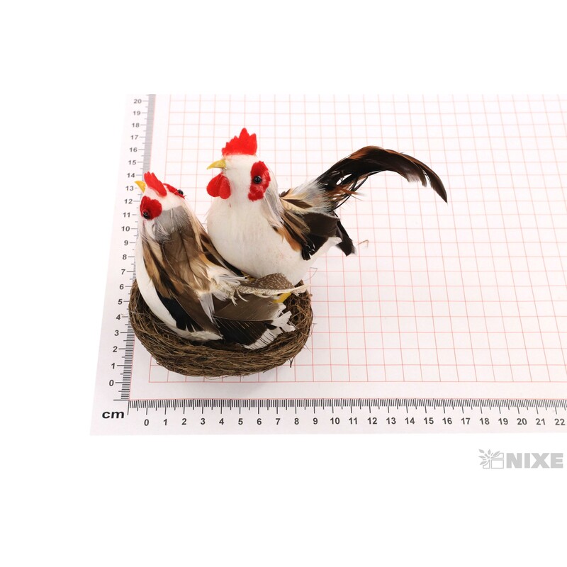 SLEPIČKA HNÍZDO 11cm*MIX BAREV