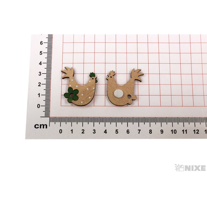 SLEPICE NALEP 3,5x3cm 6ks*MIX BAREV