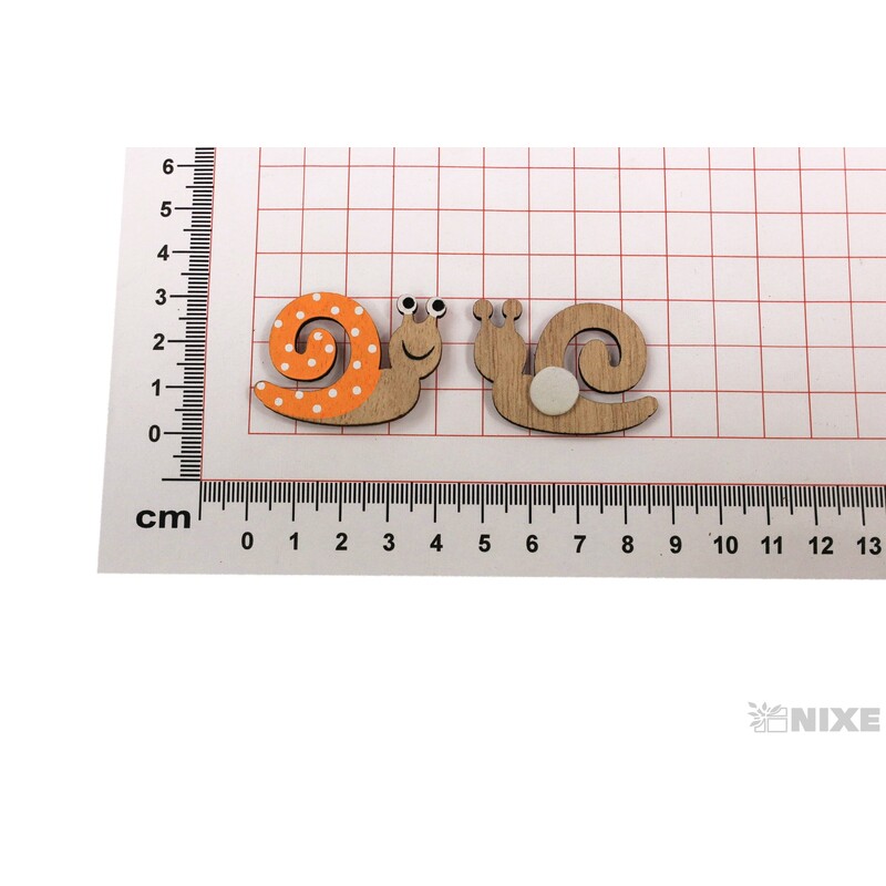 ŠNEK NALEP 4x3cm 6ks*MIX BAREV