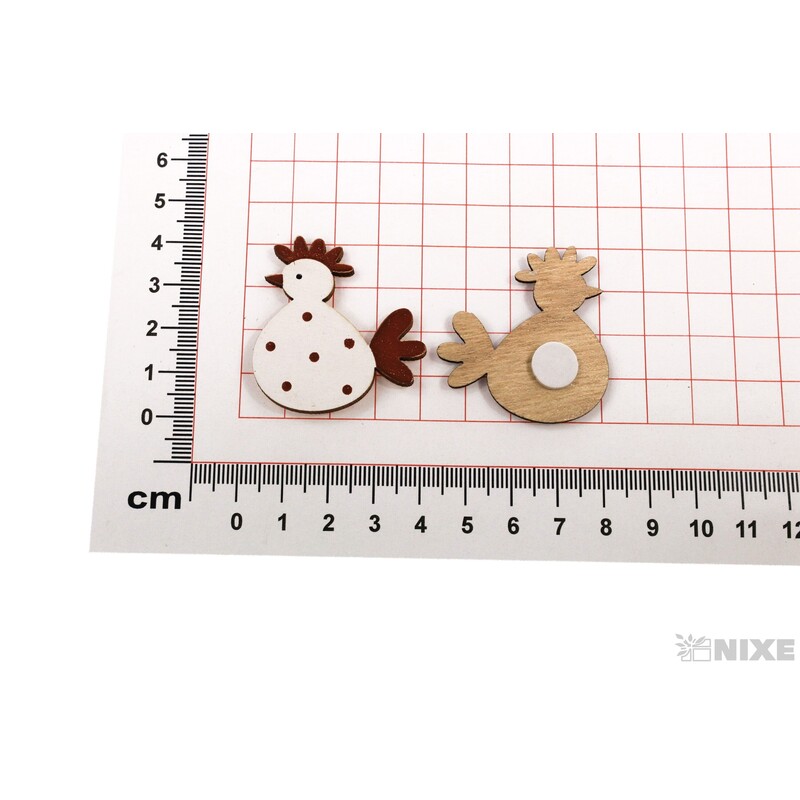 SLEPICE NALEP 4x4cm 12ks*MIX BAREV