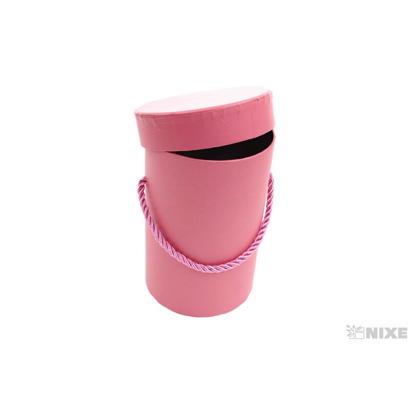 KVĚTINOVÝ BOX 15x10cm*RŮŽOVÁ TM.