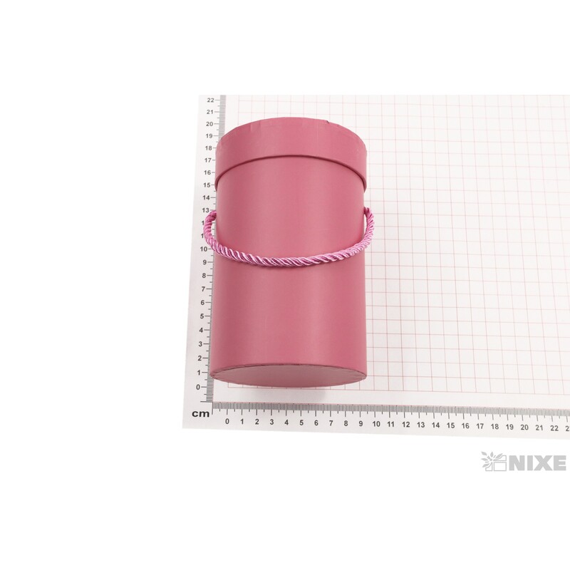 KVĚTINOVÝ BOX 15x10cm*RŮŽOVÁ TM.